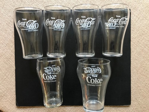 Alte cola gläser - alte,