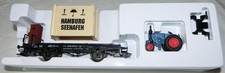 Märklin H0 46843 Flachwagen mit Bremserhaus und Ladegut Traktor neu, OVP