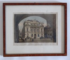 Antiker druck lithographie - antiker,