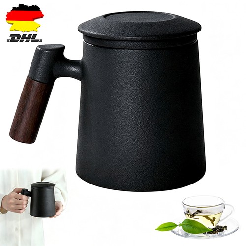 Teetasse mit sieb und deckel - mit,