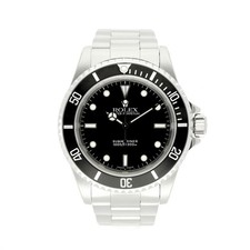 ROLEX SUBMARINER NO DATE 40 REF: 114060 EDELSTAHL BLACK DIAL