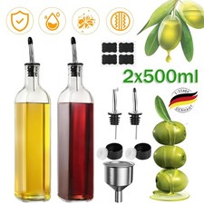 2PCS 500ml Essig Öl Flasche