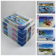 4 Puzzle Natur Strand, Thailand, Sylt, Fernweh, Ravensburger, 500-1000 Teile