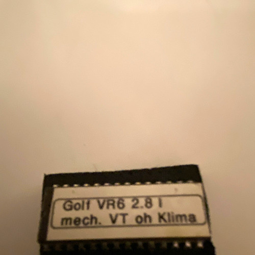 Golf vr6 mechan - vr6, vt