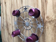 Deko Paket Weihnachten Weihnachtsdeko silber glitzer Rosé   Konvolut 55 Teile