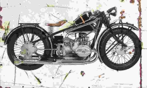 Bmw r47 1927 gealterter - bmw,