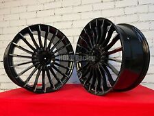 4X 18 Zoll Alpina Style 5X120 Schwarz Alufelgen für BMW 3 5er F06 F10 F30 E90