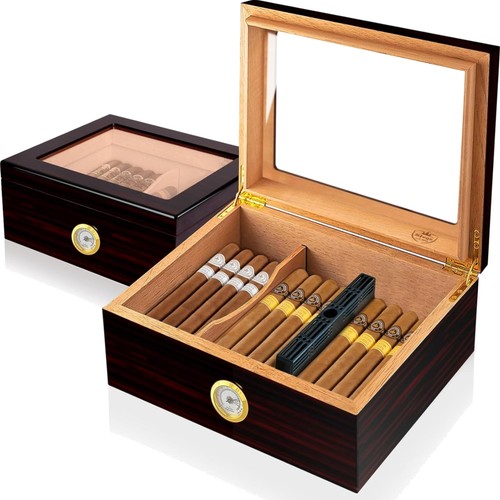 Zigarren humidor set holz mit - zigarren,