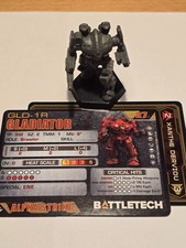 Battletech Gladiator, Catalyst CGL Plastikminiatur +AS +Piloten Karte *TOP*