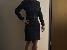 Jeanskleid Von Esprit, Größe S, Dunkelblau