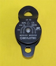 Skylotec Seilrolle 50 kN Lagerware Ex BW Marine Doppelseilrolle DOUBLE ROLL schw