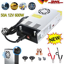 600W DC 12V 50A Schaltnetzteil Netzteil Netzgerät Trafo Transformator Treiber DE