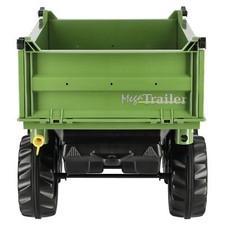 Rolly Toys Anhänger Mega Trailer grün Trettraktor | Dreiseitenkipper ab 3 Jahre