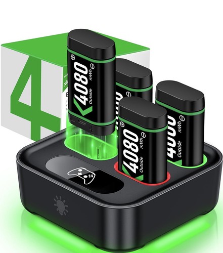 Usb wiederaufladbare 4x4080mwh - usb,