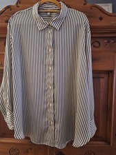 Oversize Longbluse, Satin