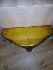 Wandkonsole, goldfarben