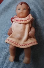 Vintage Miniatur Gummipuppe -