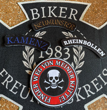 MC Aufnäher Patches Motorrad Biker Rocker Club Abzeichen Kutte