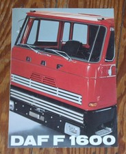 1974 DAF F 1600 LKW truck Prospekt brochure n 33 44 55 66 Volvo