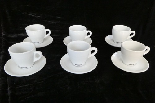 Nescafé kaffee tassen weiß - 6,