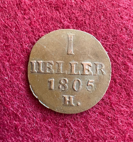Sachsen heller 1805 h - heller,