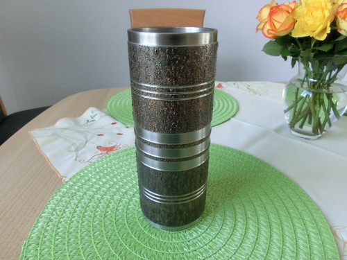 Blumenvase aus edelstahl - blumenvase,