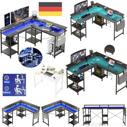 Eckschreibtisch form - eckschreibtisch, l