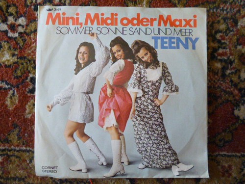 Schallplatte teeny mini midi - schallplatte,