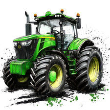 Wandtattoo Aufkleber Traktor