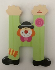 Sevi Holz-Buchstaben - Clown - Kinderzimmer - H - Buchstabe-