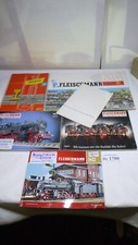 Konvolut Fleischmann Gleisplanbuch M3, M4 mit Beilagen und  Kataloge #e1780