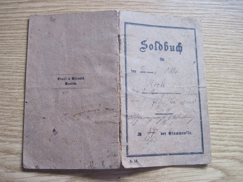 Soldbuch jäger - soldbuch"jäger, nr.10"