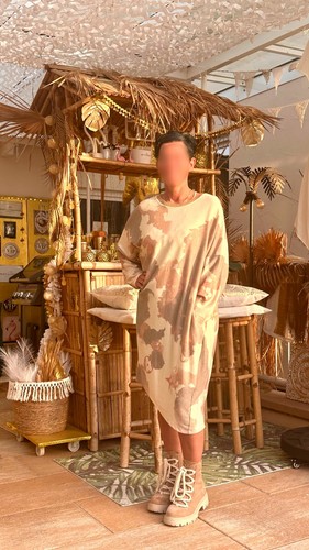 Oversize longtunika midikleid - oversize,