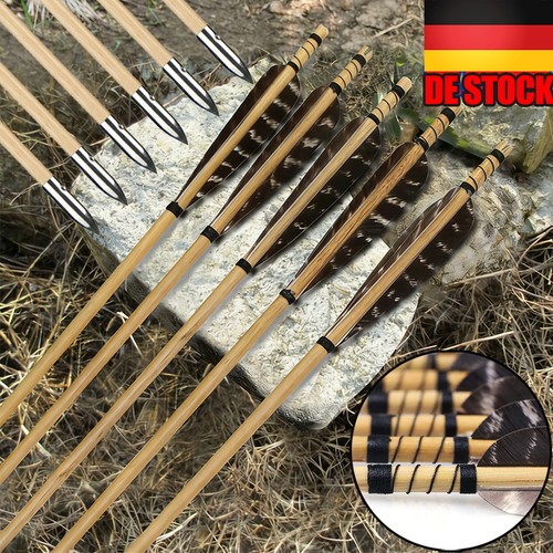 12x holzpfeile jagdpfeile - holzpfeile,