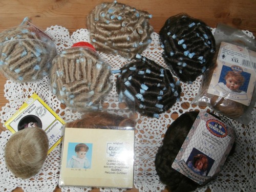 Puppenperücken aus echtem - 9,