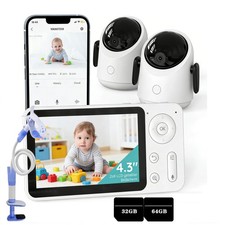 Babyphone mit 2 Kameras 4,3