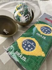 Fifa- WM 2006 - Ball, Kugel in Gold - Flagge- Brasilien, Schweissbänder, Neu