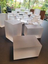 Etalagen, Aufsteller- Präsentation für Schmuck - Plexiglas mattiert