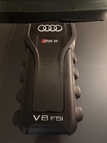 Audi carbon motorabdeckung - audi,
