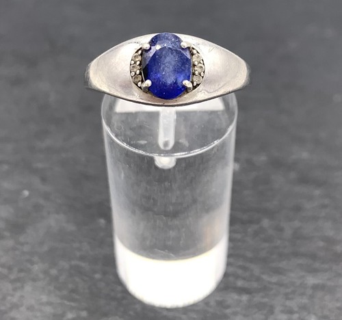 925 silberring saphir - 925/-,