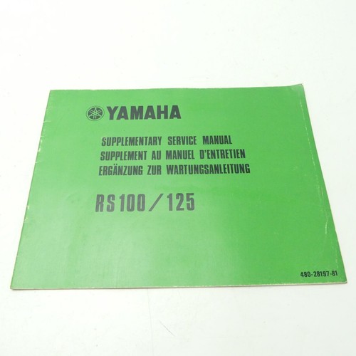 Yamaha 100 125 ergänzung - yamaha, rs