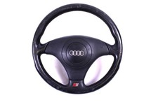 Lenkrad original Audi A4 B5 A6 4B S-Line Leder Airbaglenkrad ohne Schleifring