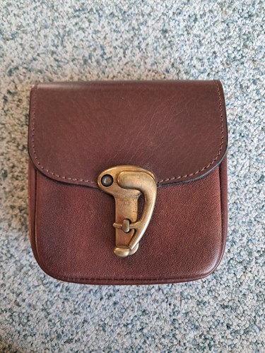 Gürteltasche leder dunkel - leder,