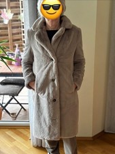 Damen Mantel Syntetischer Teddymantel Knielang  OAKWOOD Größe S