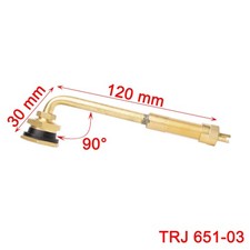 Metallventil Baumaschinen 30x120 mm für EM Reifen Ventil schlauchlos TRJ 651-03