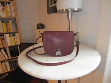 LONGCHAMP Umhängetasche CAVALCADE Wein-rot Kalb-Leder Designer-Tasche Crossbody