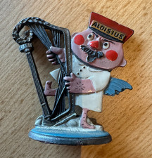 Engel Aloisius mit  Harfe, Zinnfigur bemalt, 70er Jahre, Ein Münchner im Himmel