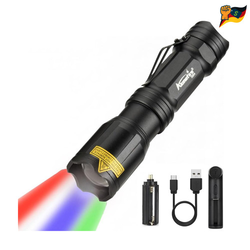Taktische led taschenlampe 500 - taschenlampe,