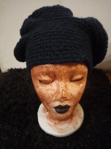 Rasta mütze blau gehäkelt - rasta, blau,