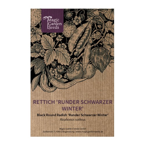 Rettich runder schwarzer - 'runder,